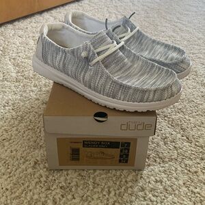 Hey Dude Wendy Sox, Glacier Grey, size 7